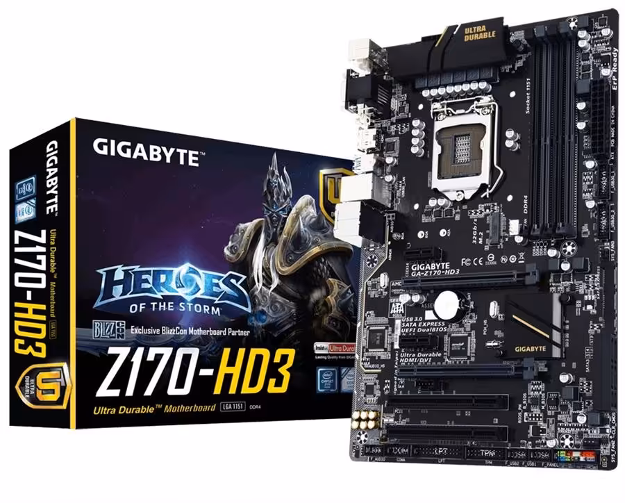 مادربورد گیگابایت مدل زد 170-اچ دی 3 سوکت 1151