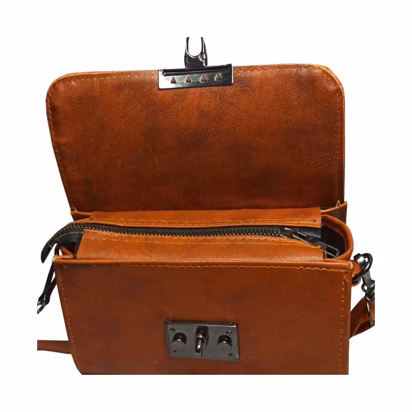کیف دستی چرم زنانه کد 208