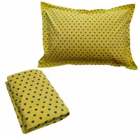 سرویس ملحفه سندس مدل قلبی یکنفره 2 تکه