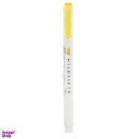 ماژیک هایلایتر زرد دوسر میدلاینر زبرا MILDLINER WKT7-MY