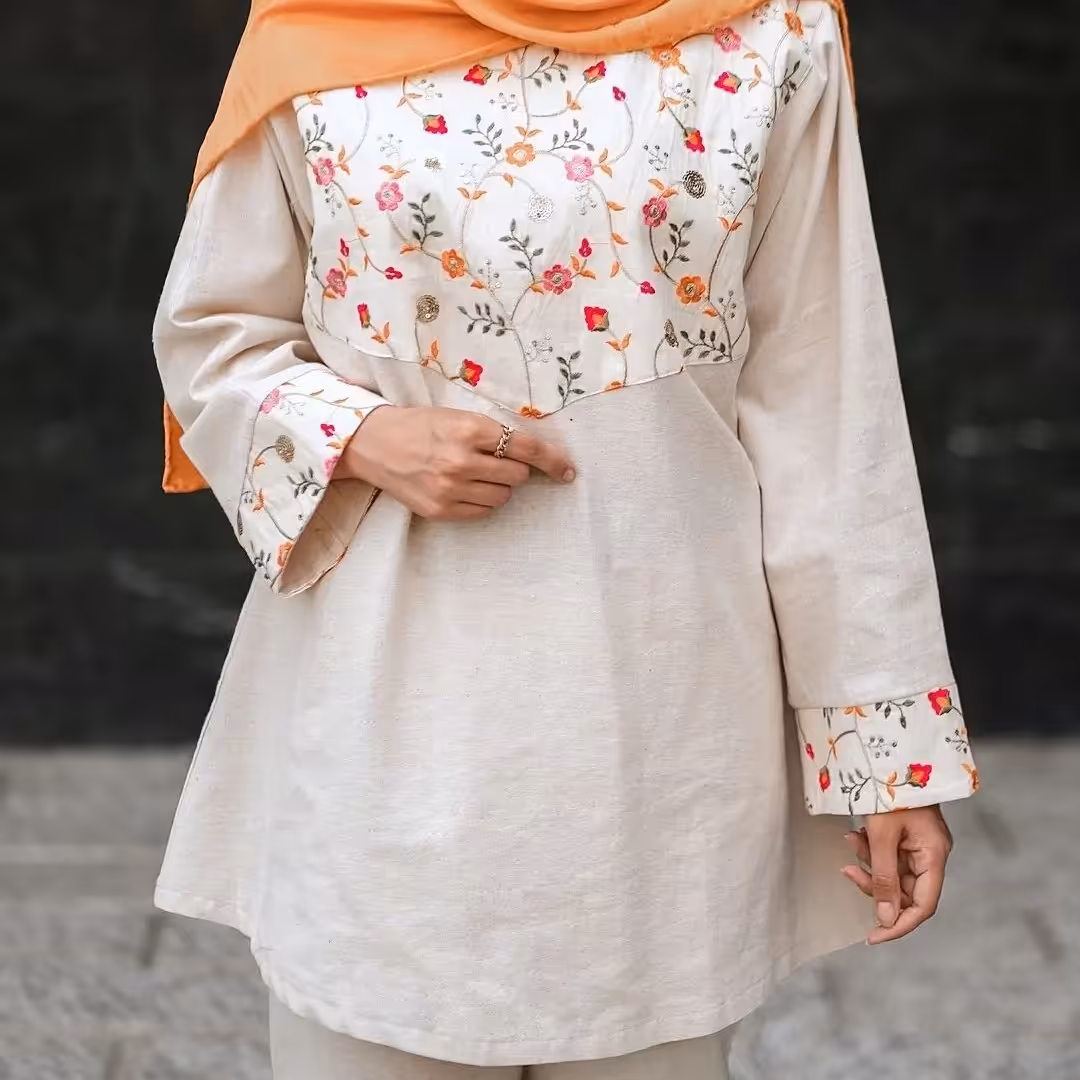 تونیک سوزندوزی نچرال