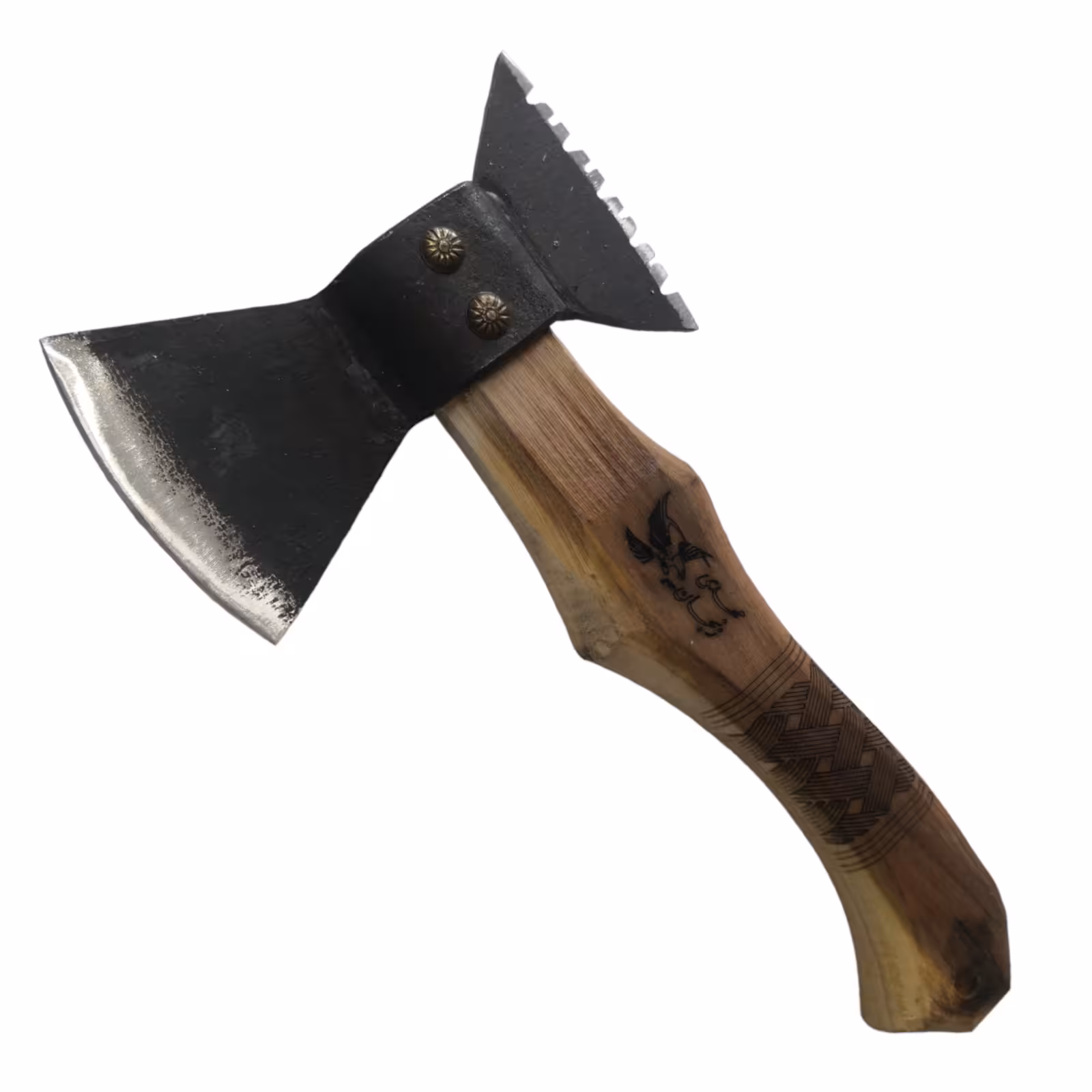 تبر تاج دار کوله ای فولادی درجه 1

