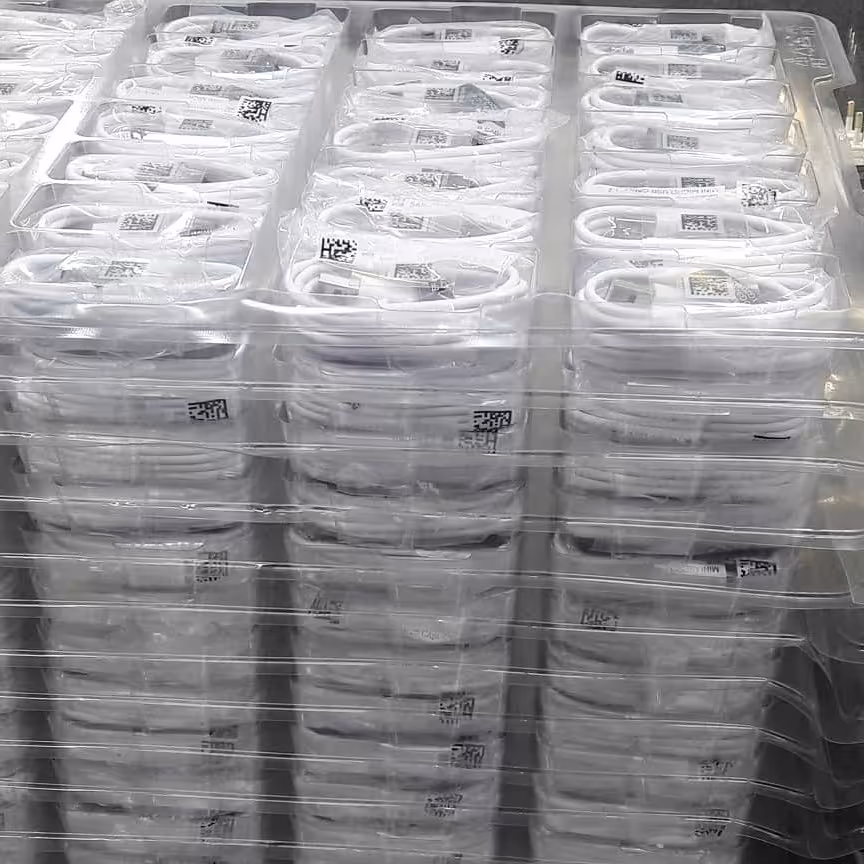 کابل شارژ  اصلی سامسونگ رنگ سفید فست شارژ