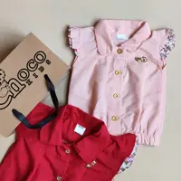 تاپ دخترانه 1تا 2سال  سایز 35در دو رنگ چوکو کیدز