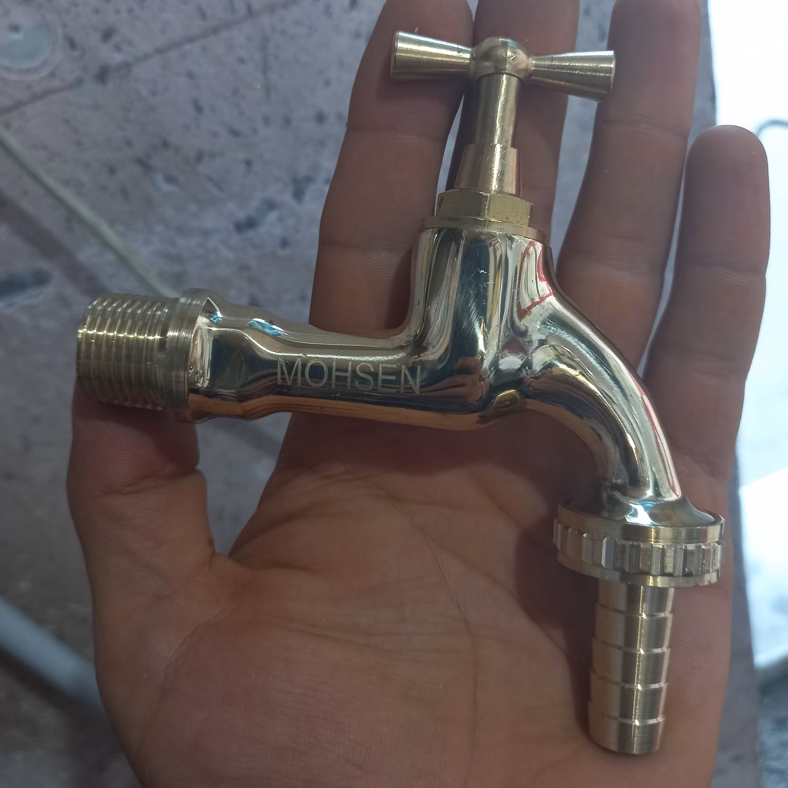 شیر حیاطی سنگین درجه 1(نوار تفلن رایگان)