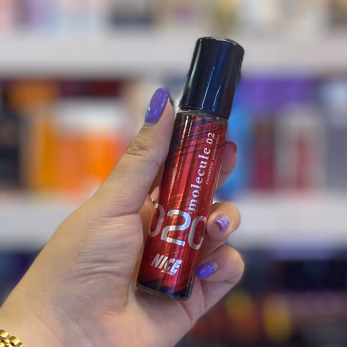 ادکلن مردانه مولکول مولکولار 020 اغواکننده سایز 30 میل قلمی کیفی جیبی برند نایس