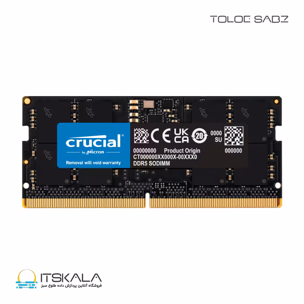 قیمت و خرید رم لپ‌تاپ کورشیال مدل Crucial 16GB DDR5-4800 | ITSKALA