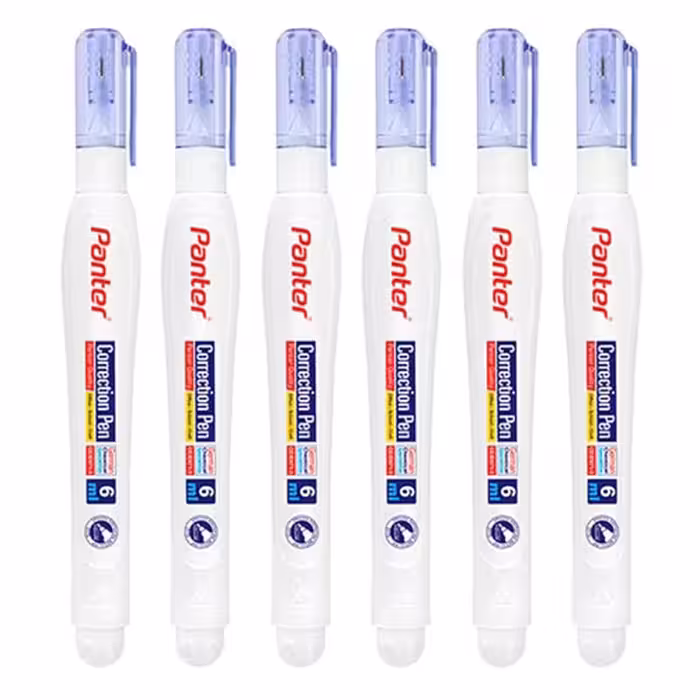 خرید لاک غلط گیر پنتر قلمی حجم 12ml مدل CP-102 بسته 6 عددی