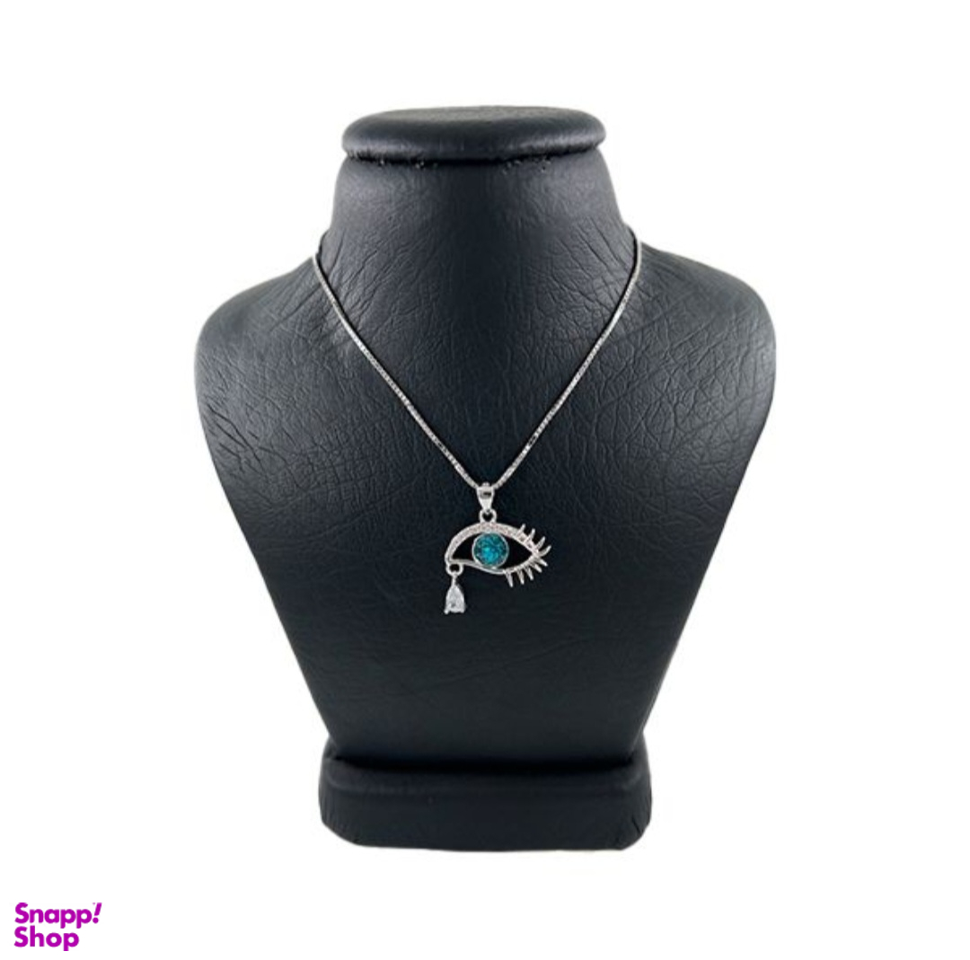 گردنبند نقره زنانه طرح سواروسکی مدل چشم کد vg63206