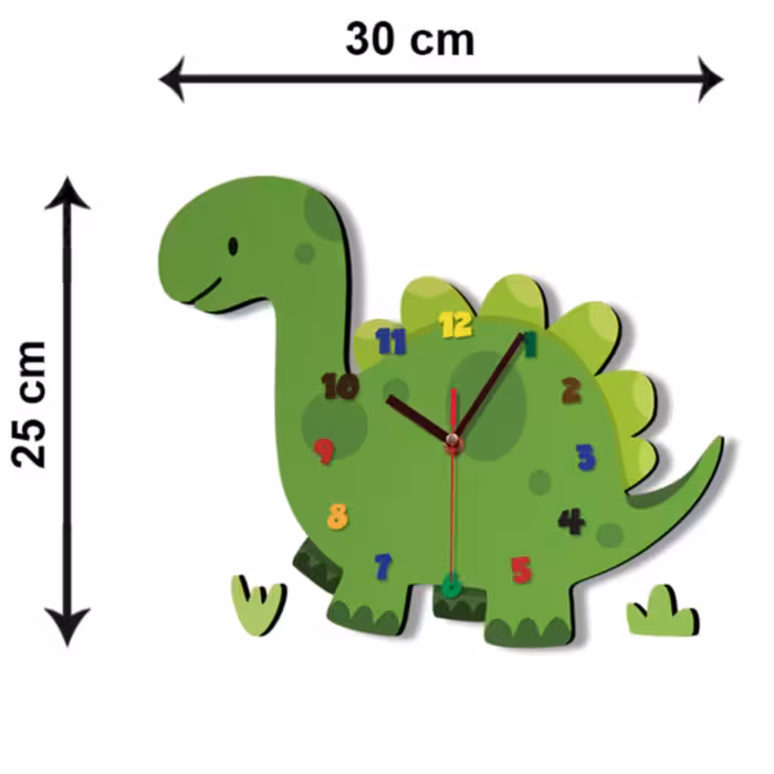 ساعت دیواری دایناسور
