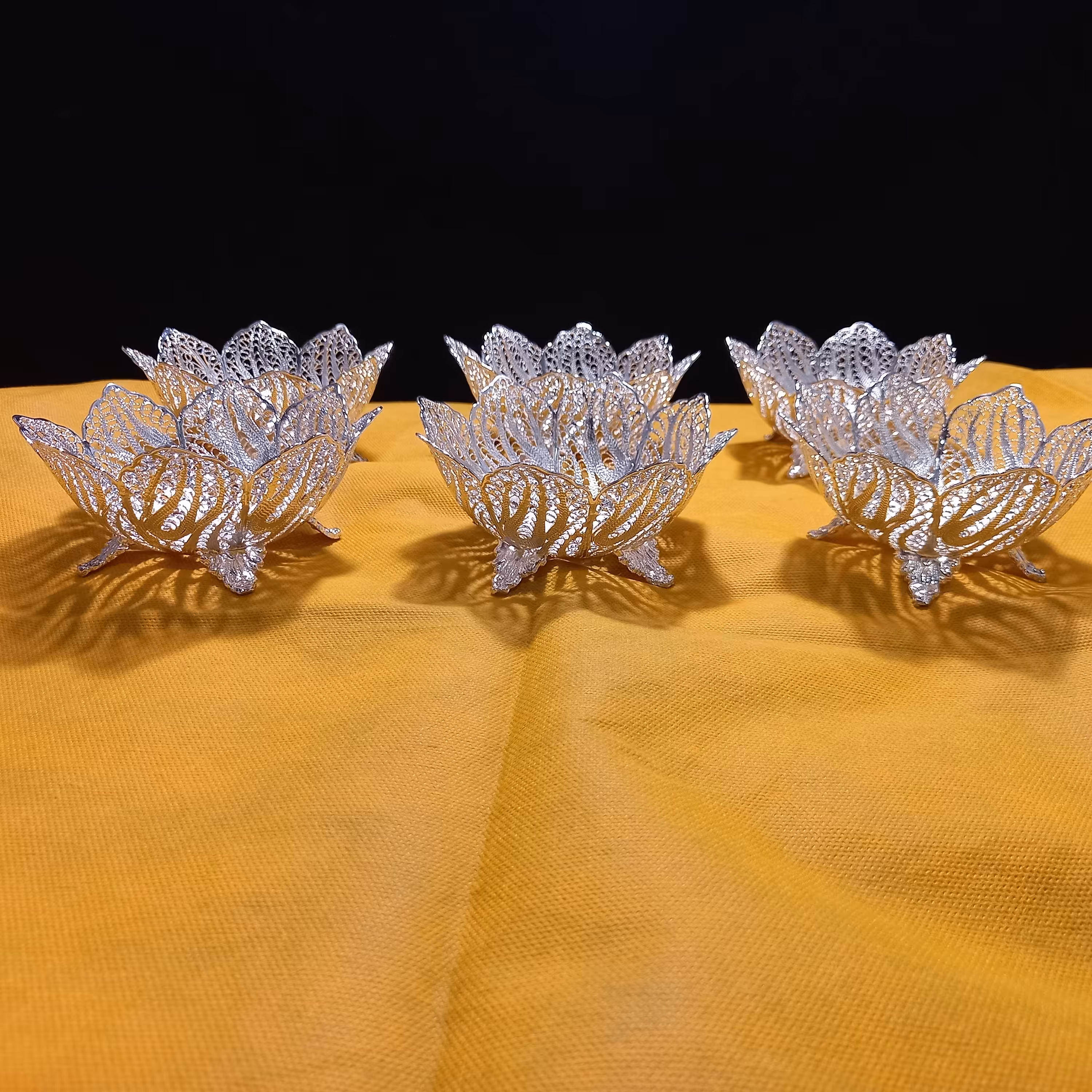 کاسه آجیل خوری پایه کوتاه در دو مدل. بسته 6 تایی