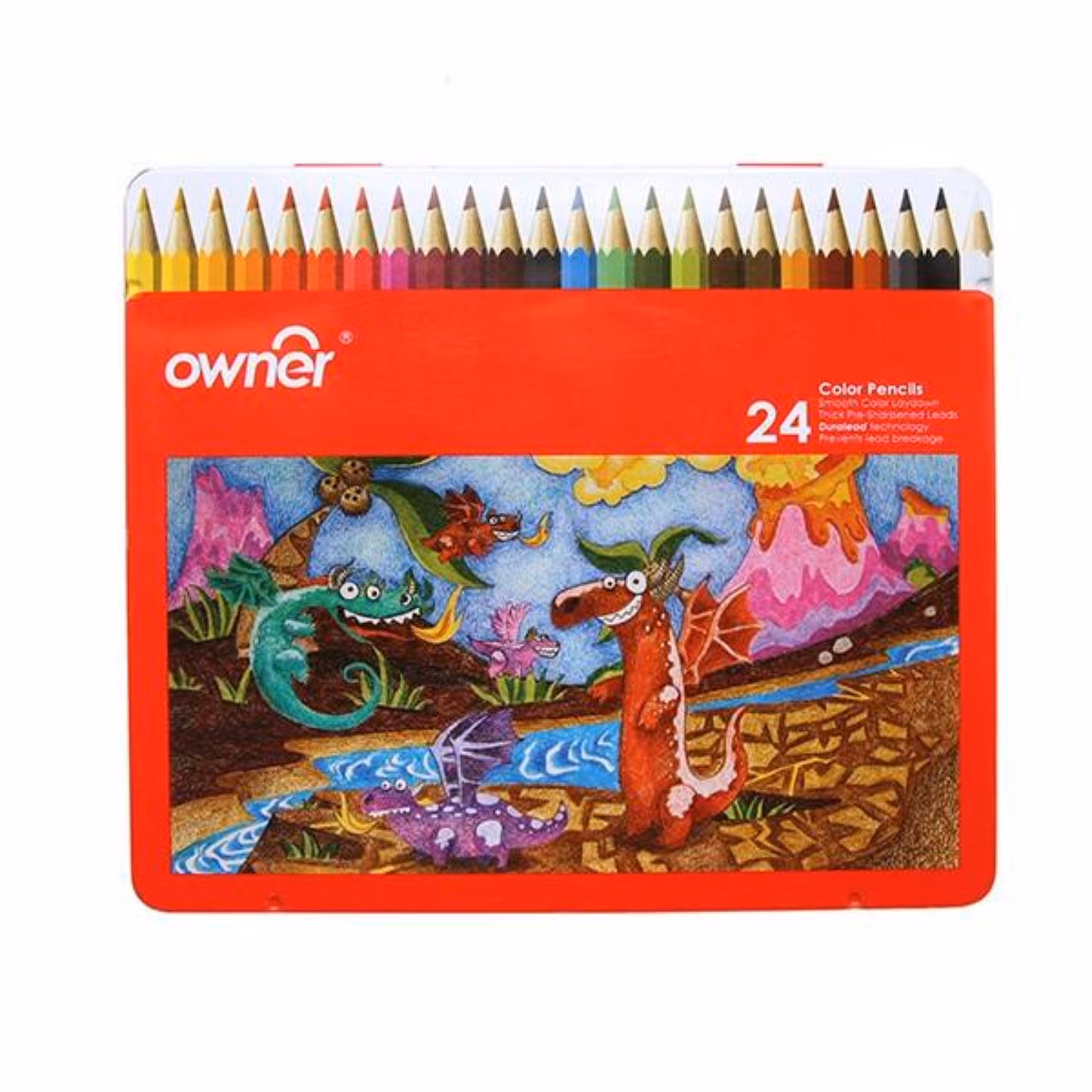 مداد رنگی 24 رنگ اونر فلزی