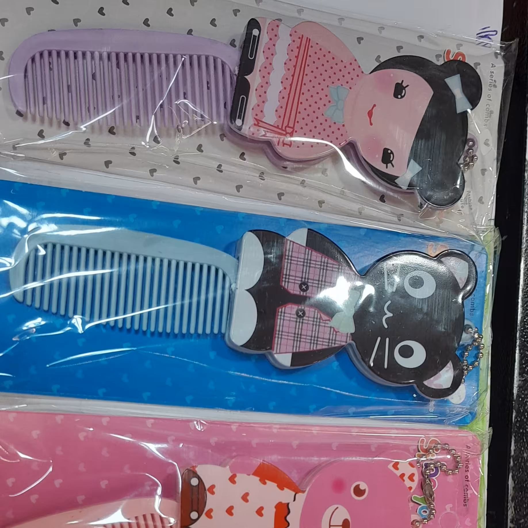 شانه آینه دار کودک#بچگانه#شانه مو