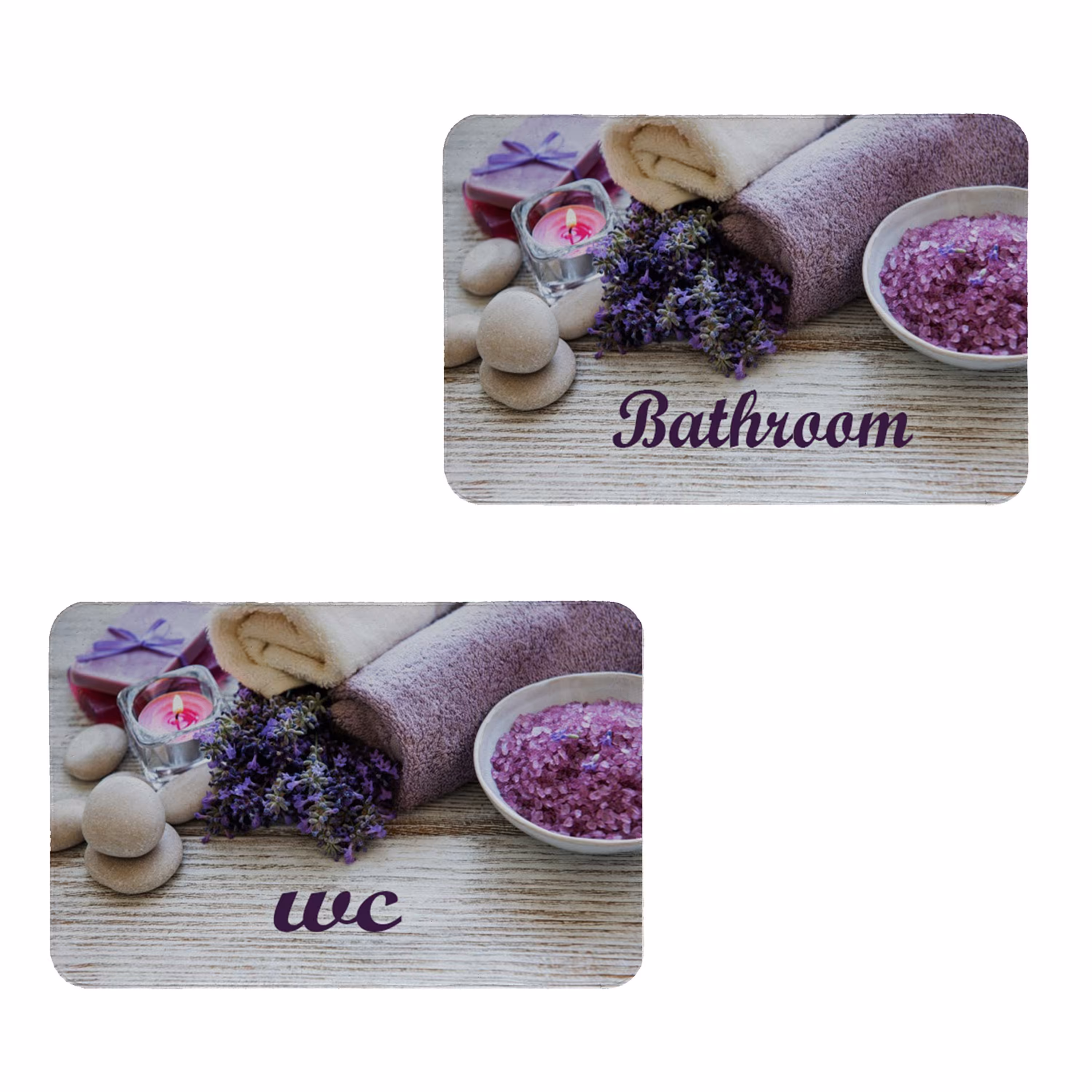 پادری طرح حمام و سرویس بهداشتی  کد 8408 سایز 40 در60 مجموعه 2 عددی