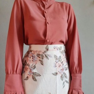 شومیز چین دار ساده