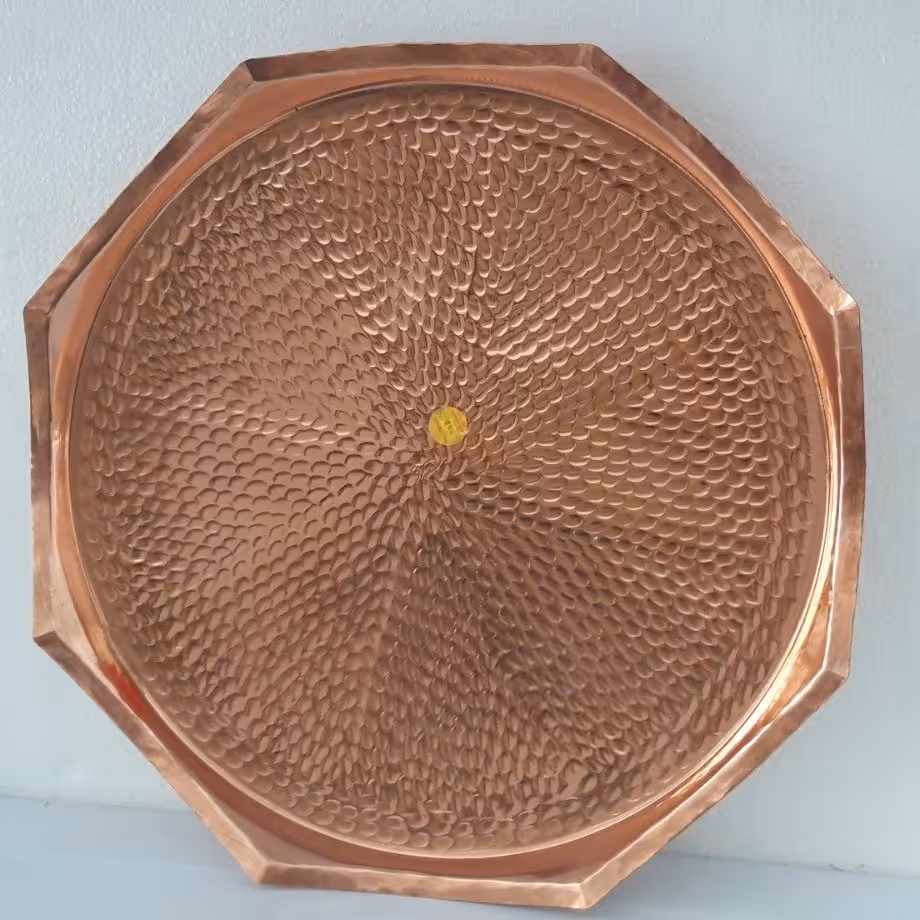 سینی مسی چکشی نانو درجه1 سایز1قطر:29سانتی