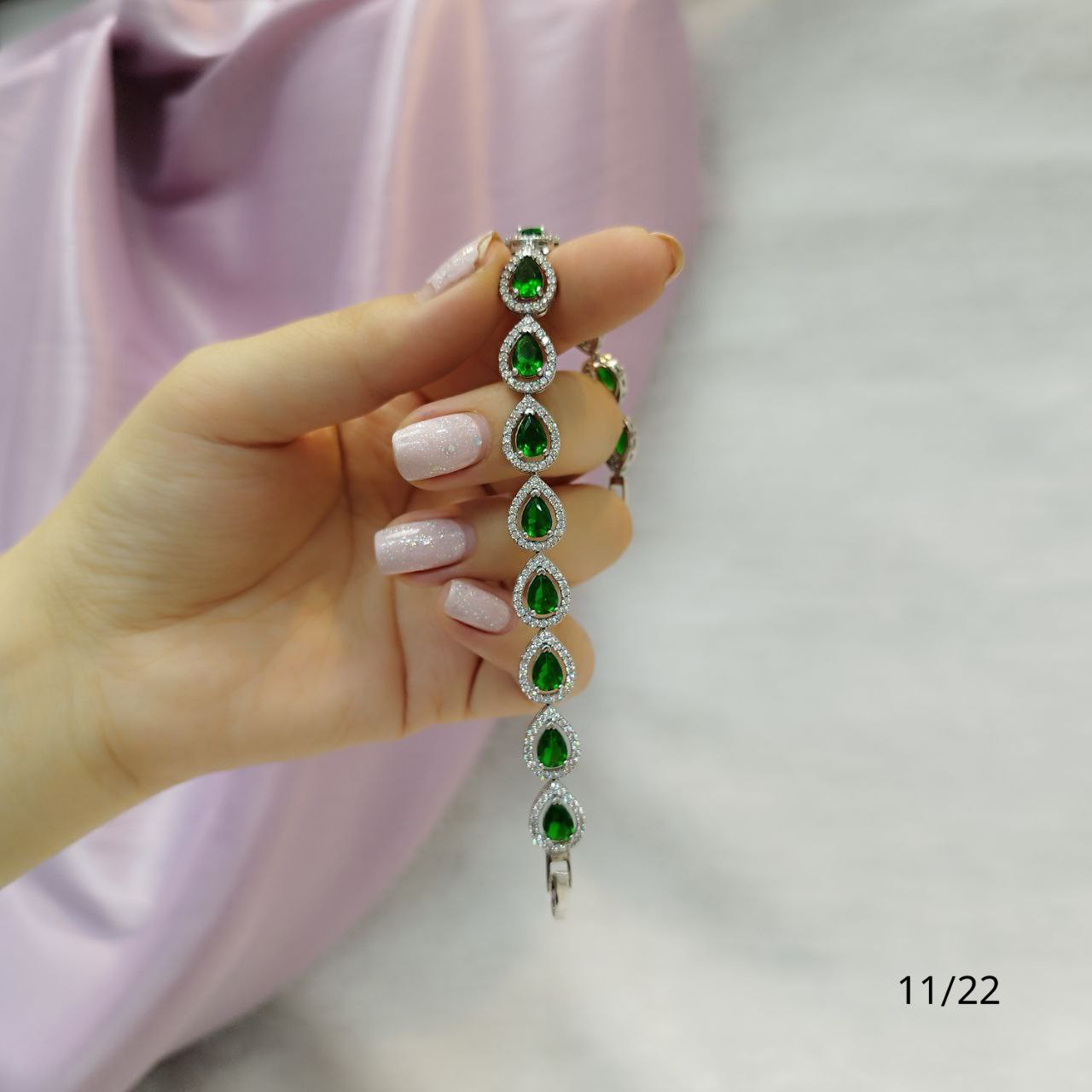 دستبند نقره زنانه تایلندی کد 5