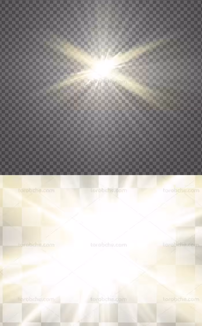وکتور طرح افکت نور بدون پس زمینه شماره 15 - گرافیک با طعم تربچه
