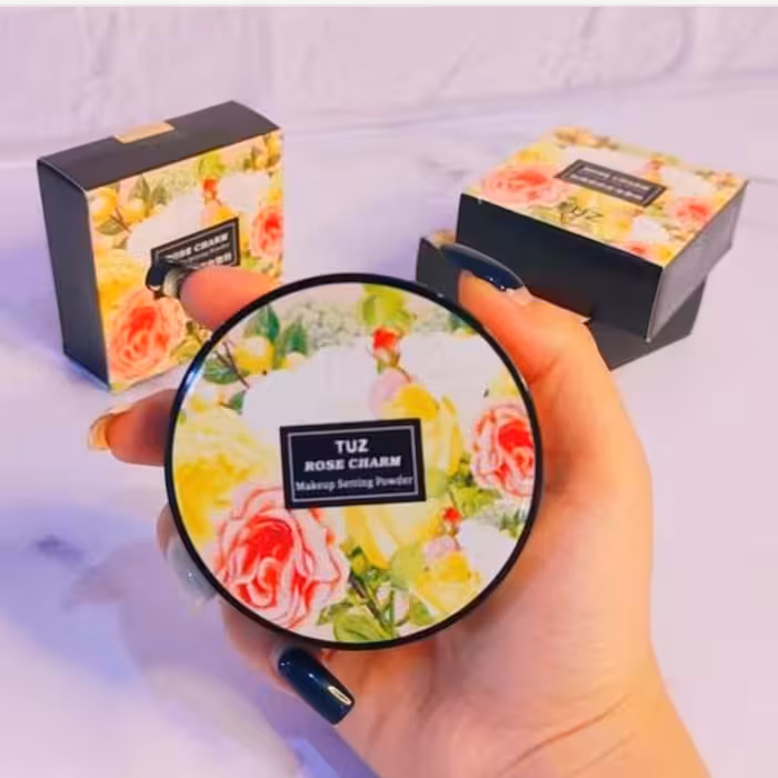 پودر فیکس توز ( رز )کمک به افزایش ماندگاری آرایش و مناسب انواع پوست  و مات کننده 