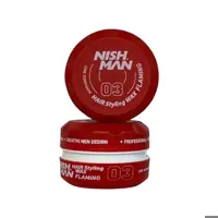 واکس مو نیشمن قرمز 03 مدل Nishman Hair Styling Wax FLAMING حجم 150 میل | فروشگاه ارس ترک