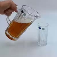 پارچ ولیوان کریستال چین مدل فیوژن