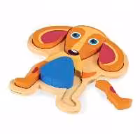 پازل چوبی اوپس طرح سگ Oops Happy Puzzle Dog