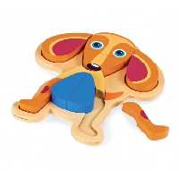 پازل چوبی اوپس طرح سگ Oops Happy Puzzle Dog