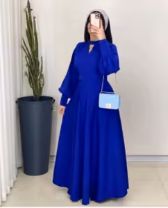 پیراهن شب زنانه مدل ماکسی مجلسی زنانه پوشیده شیک