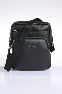 کیف پیام رسان مشکی زنانه سیاه پیر کاردین اورجینال Pierre Cardin