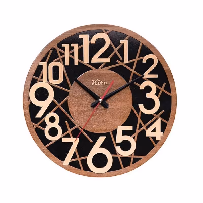 ساعت دیواری معرق کاری مدل کیتا کد CK 602-CM
