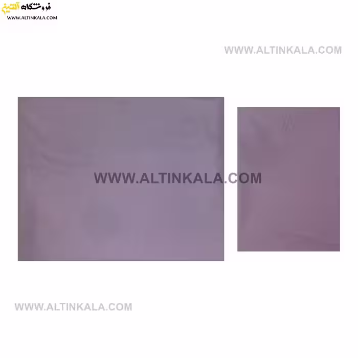 سرویس ملحفه کشدوز یکنفره دوتکه سایز 120×200 ساده رنگ یاسی