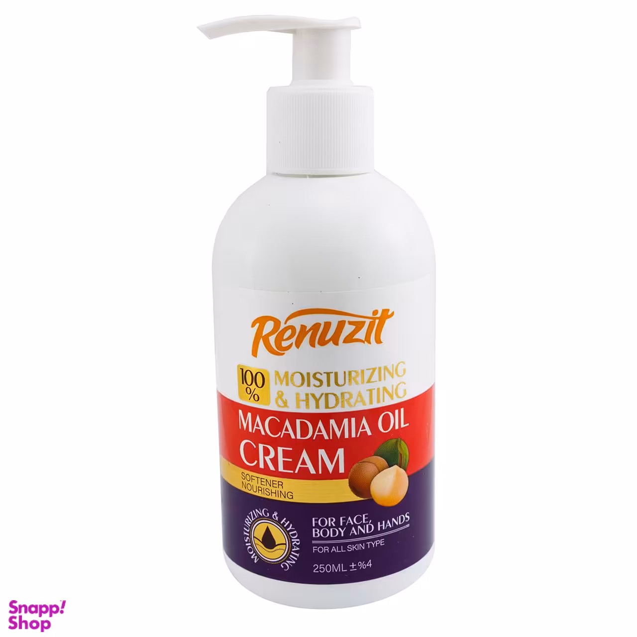 کرم نرم کننده رینوزیت (renuzit) مدل MACADAMIA Oil حجم 250 میلیلیتر