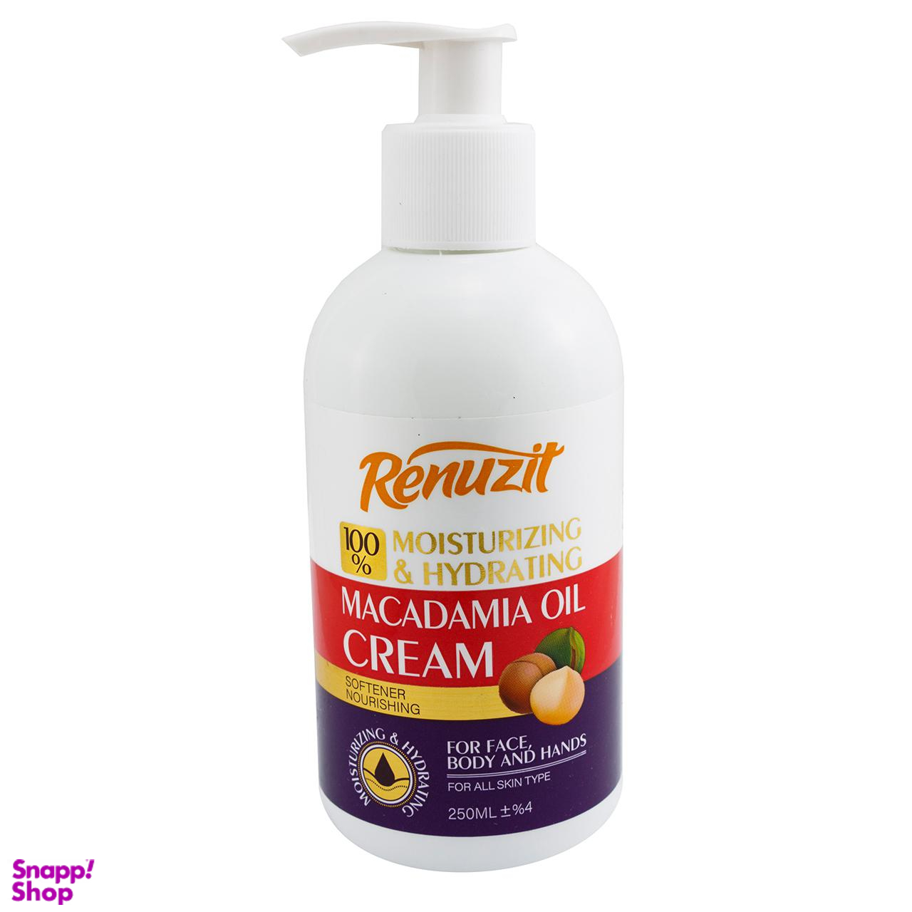 کرم نرم کننده رینوزیت (renuzit) مدل MACADAMIA Oil حجم 250 میلیلیتر