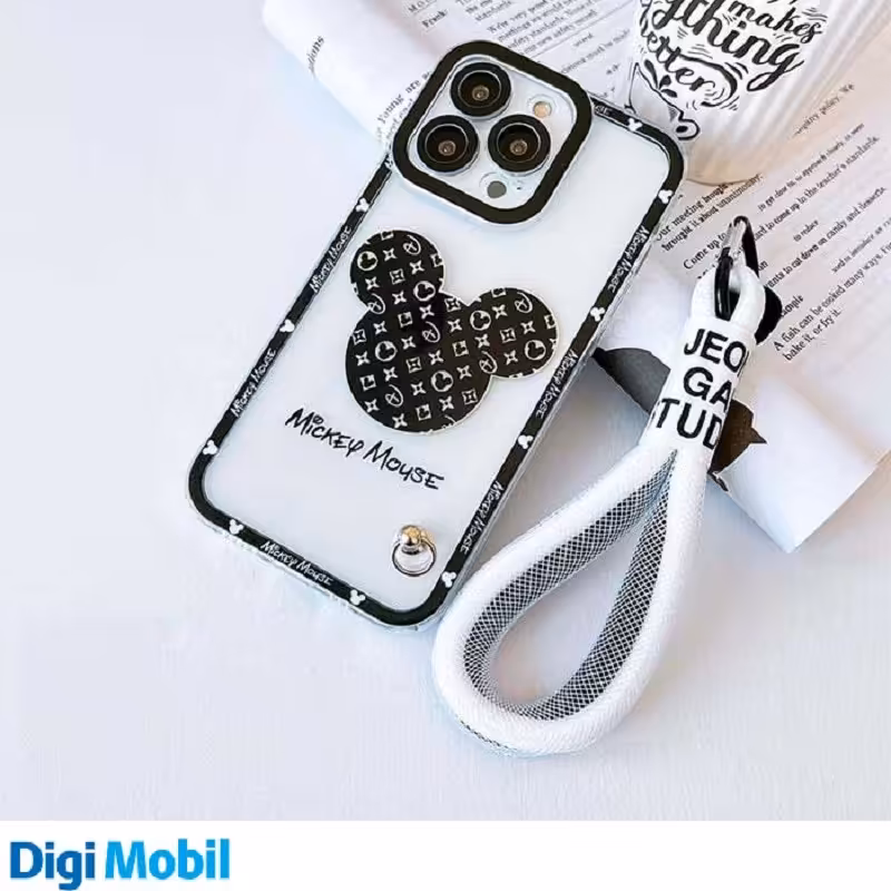 قاب گوشی سامسونگ مدل A33 5G طرح میکی موز با بند