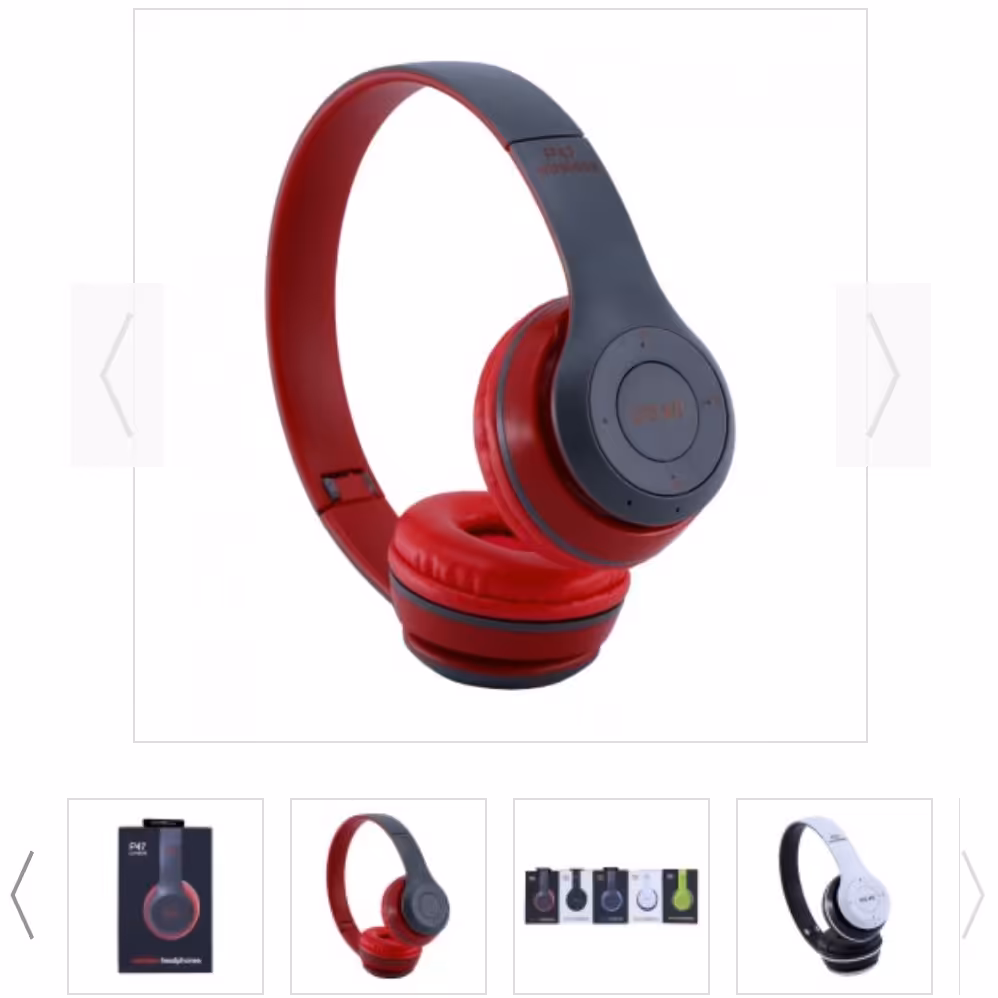 هدفون اورجینال p47s .قابلیت aux.بلوتوث .مموری کارت 