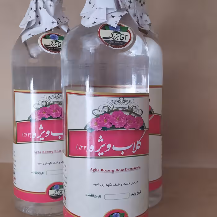 گلاب ویژه آقا بزرگ کاشان یک لیتری ارسال به سراسر ایران با پست پیشتاز