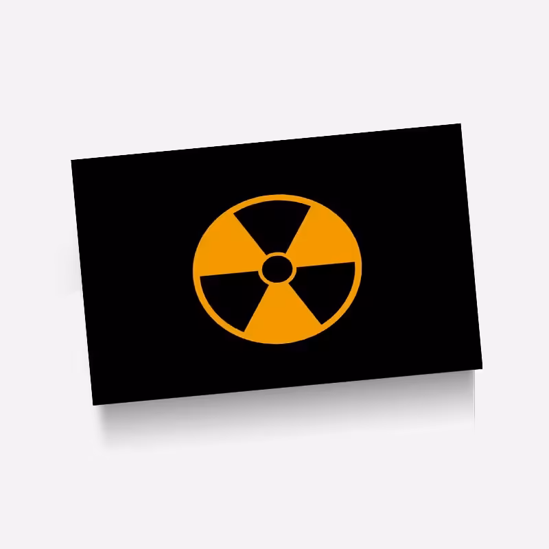 استیکر(برچسب) کارت عابر بانک-طرح هشدار-کد825-سفارشی