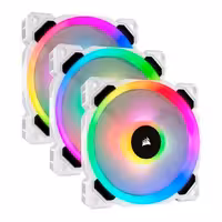 قیمت و خرید فن خنک کننده کیس کامپیوتر کورسیر مدل LL120 RGB White 3-in-1 | یاس ارتباط