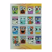 دفتر مشق 60 برگ پارسیان کد MA-Emoji-60