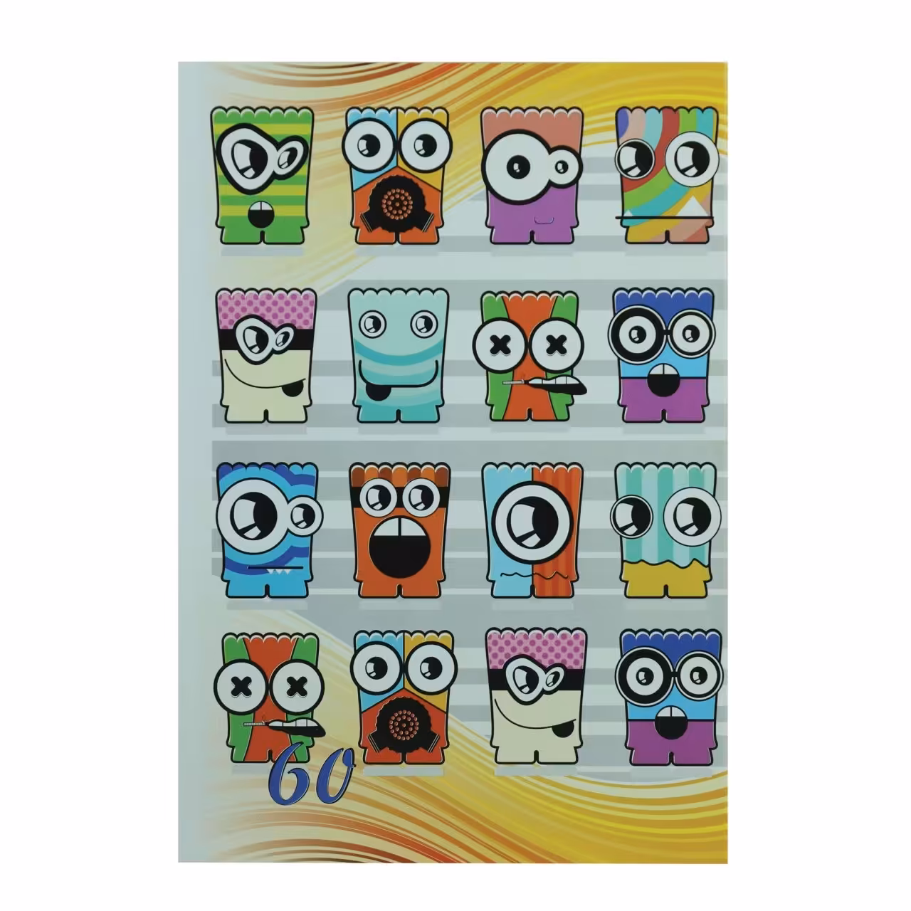 دفتر مشق 60 برگ پارسیان کد MA-Emoji-60