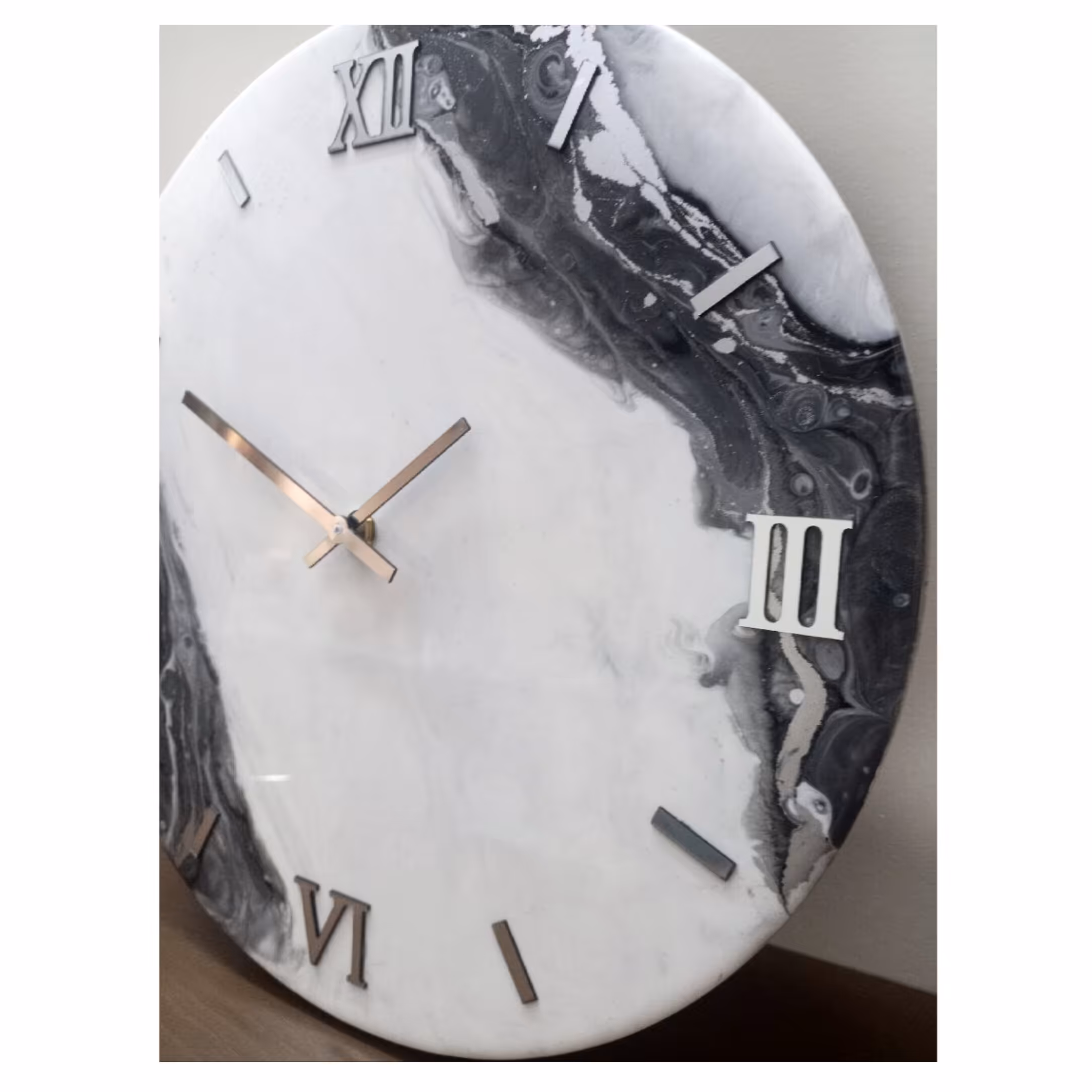 ساعت دیواری دستساز  رزینی