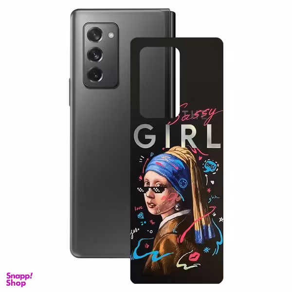 برچسب پوششی راک اسپیس (Rock Space) طرح Girl مناسب برای گوشی سامسونگ Galaxy Z Fold2 5G