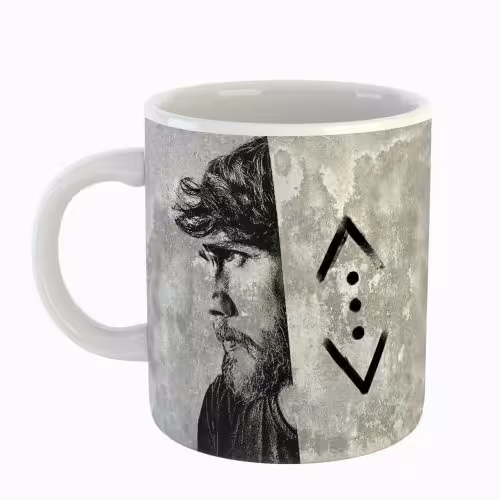 ماگ سرامیکی طرح چوکور گودال کد633