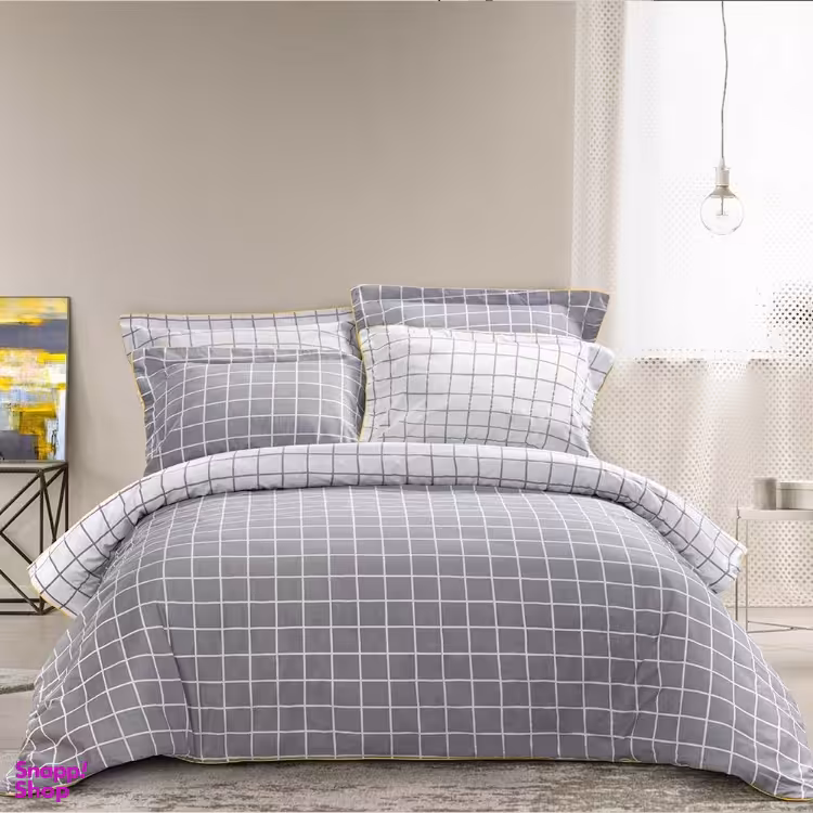 سرویس ملحفه و روبالشی تک نفره 4 تکه لایکو (Laico) مدل لودو سایز 200×90 سانتی متر