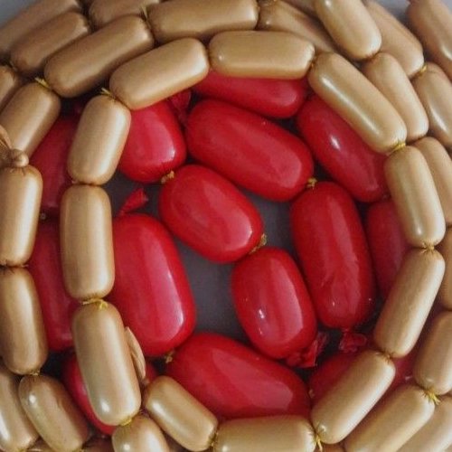سوسیس خانگی بسیار مطبوع و با گوشت مرغ 200 گرمی