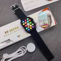 ساعت هوشمند ویرفیت x8 ultra  اصلی ارتفاع سنج شیب سنج اسمارتواچ  منو فارسی کیفیت عالی اپلواچ سری 8 الترا  