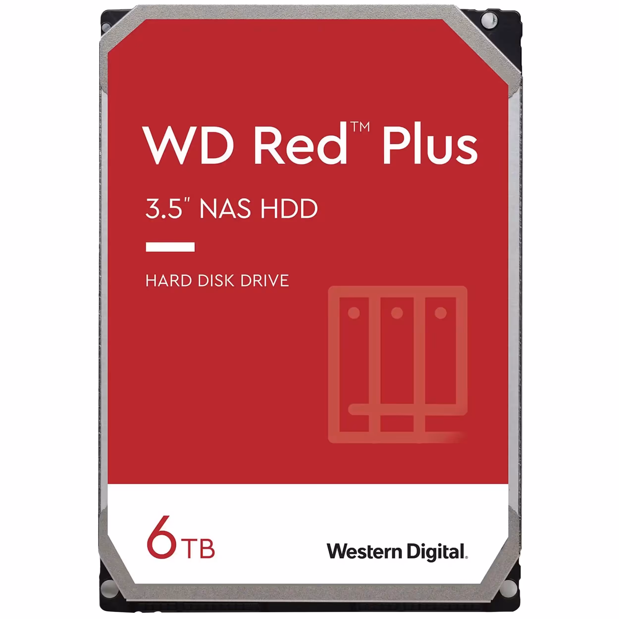 هارد دیسک اینترنال وسترن دیجیتال سری Red Plus ظرفیت 6 ترابایت