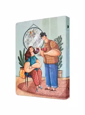 دفتر کلاسوری 100 برگ 6 حلقه وزیری مسترنوت - چی بخونم