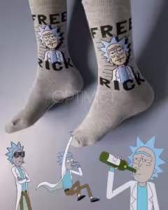 جوراب Free Rick ساقدار نخ پنبه فری سایز