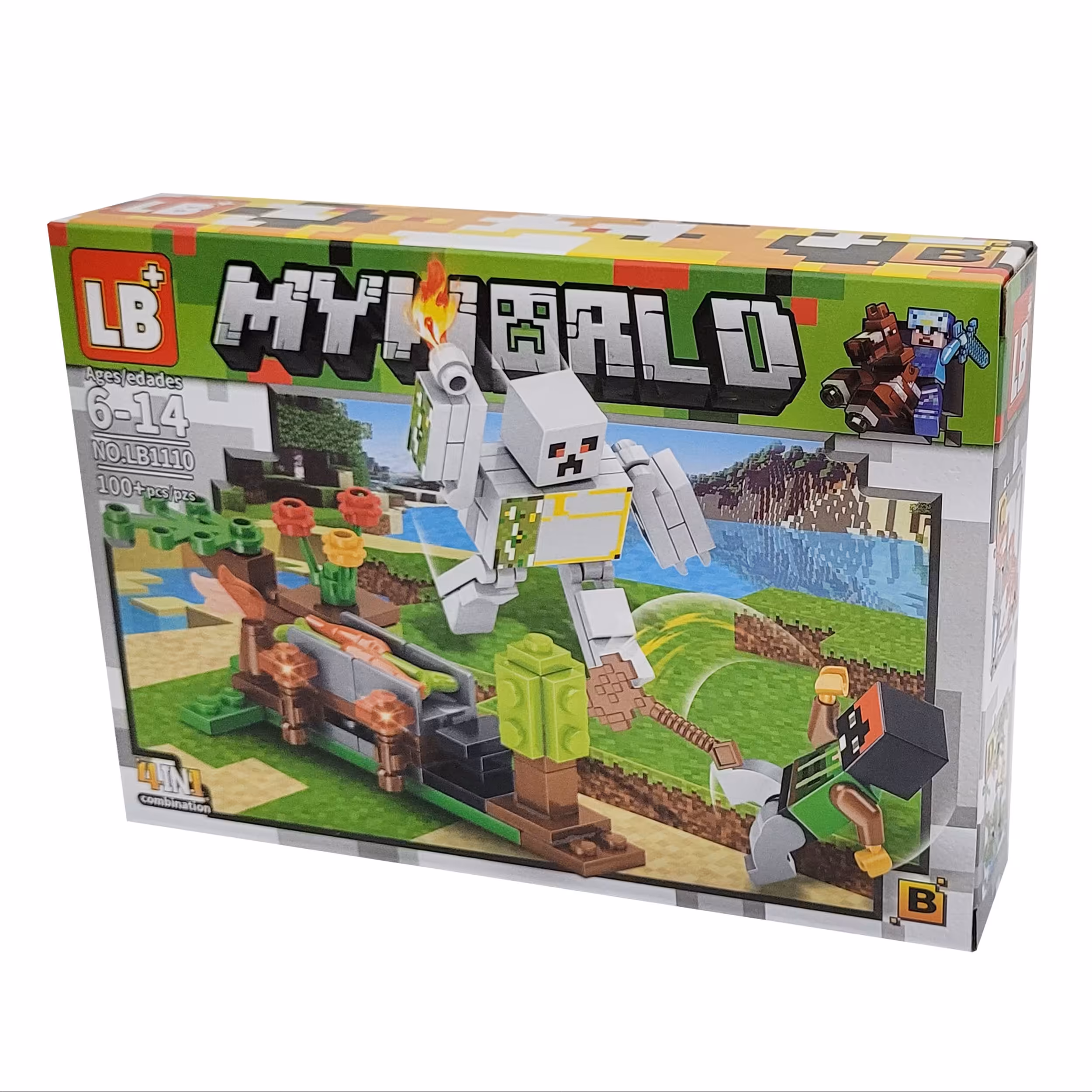 لگو ساختنی ماینکرافت 100 قطعه ای کد 11102